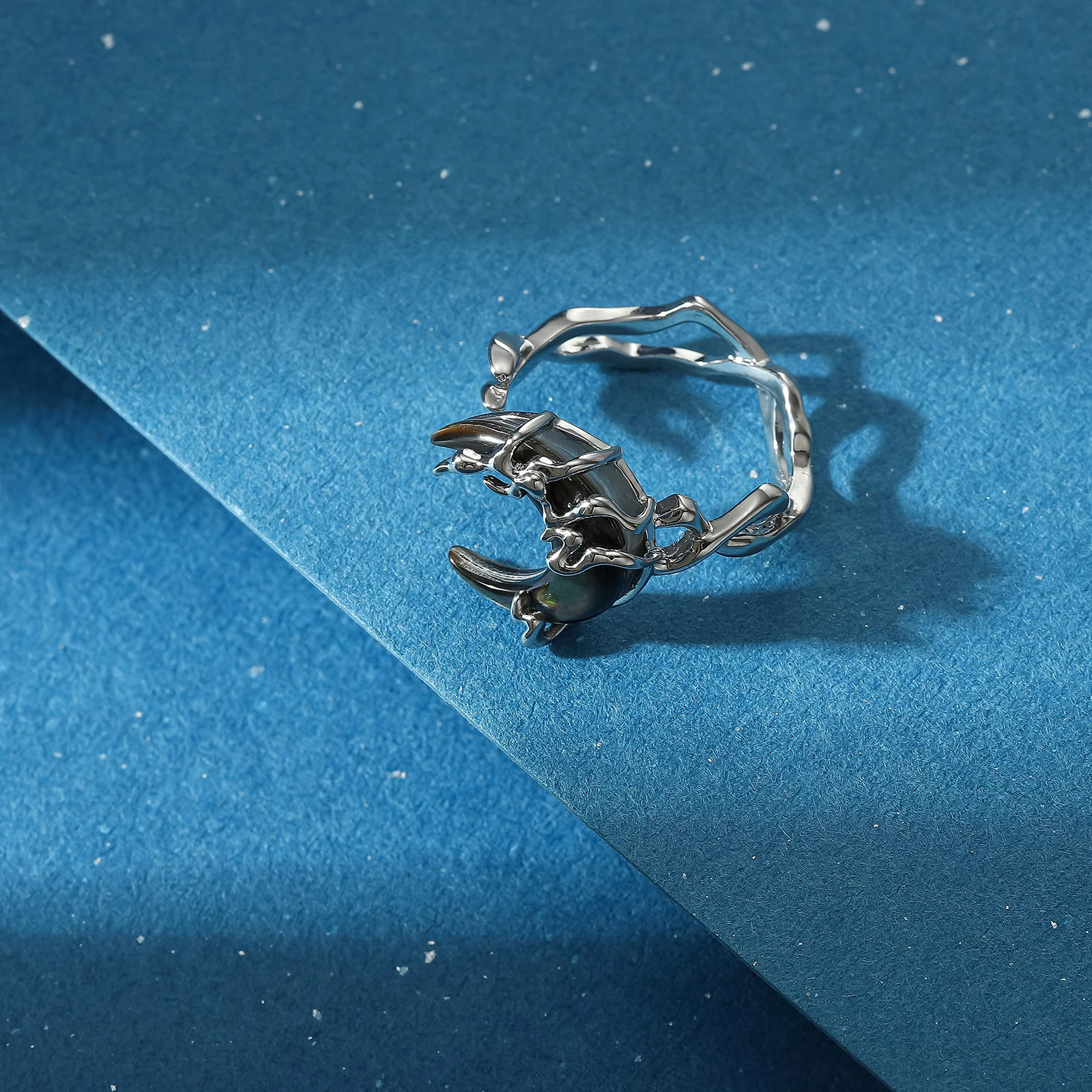 Stylish Crescent Moon Ring