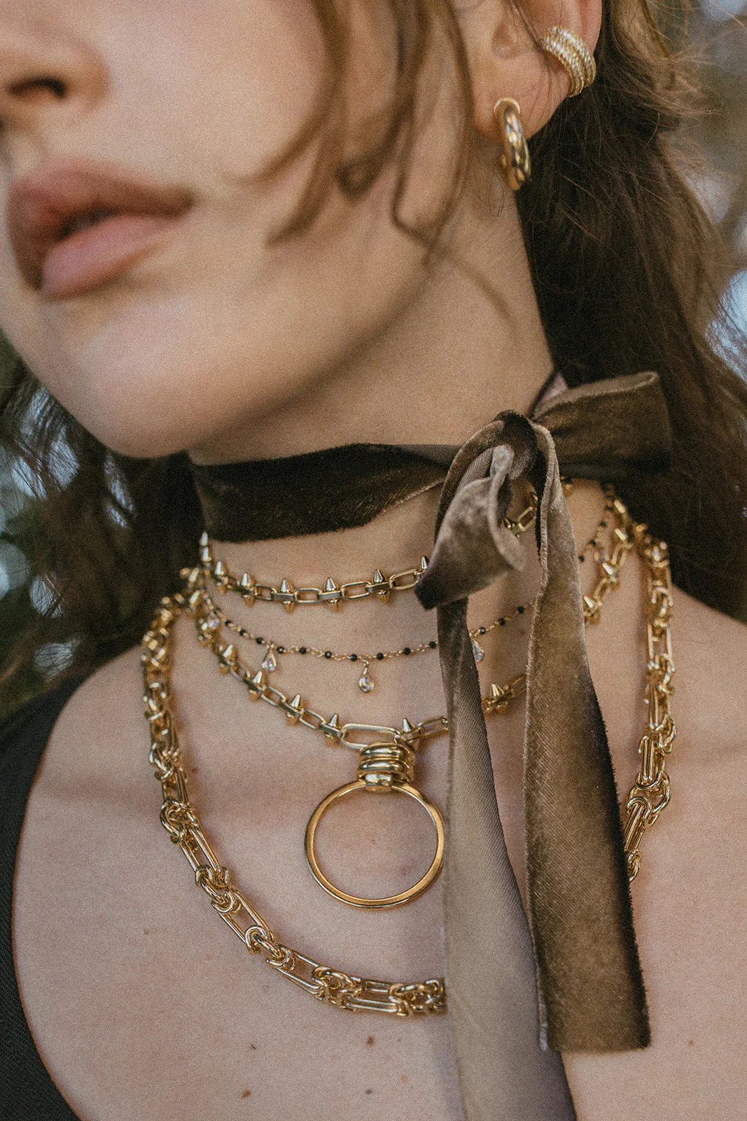 Elegant Droplet Charm Necklace