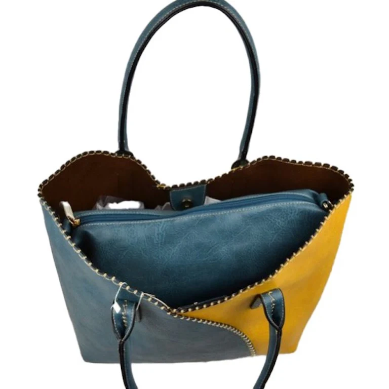 Elegant Faux Leather Tote Bag