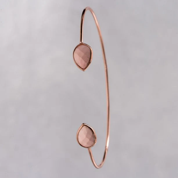 Elegant Rose Gold Plated Bangle